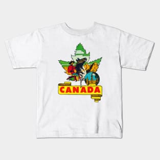 Vintage Canada Kids T-Shirt